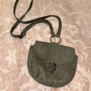 FREE PEOPLE Crossbody Green Bag